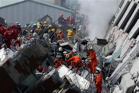 Tayvan deprem anı